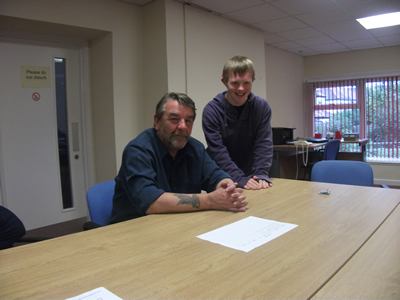 Photo of Young Leader with the Leader of Darlington Borough Council