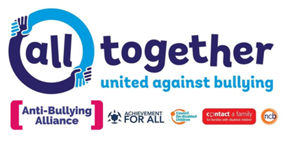Logo for the council for disabled children all together programme